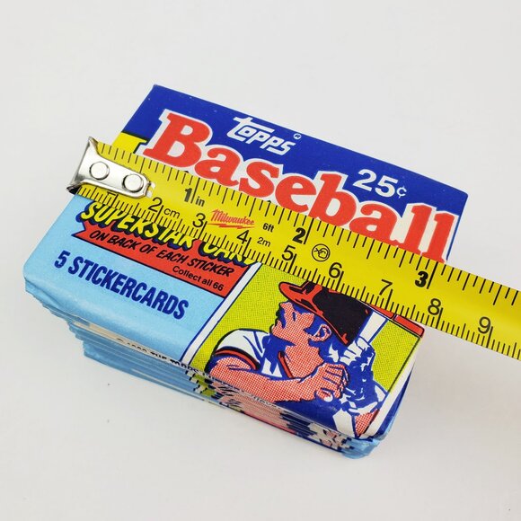 Topps Baseball 1989 Yearbook Stickers Superstar Card Lot of 14 Wax Packs Sealed - Picture 9 of 9